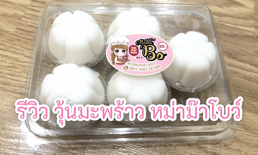 Read more about the article วุ้นมะพร้าว อร่อย หม่าม๊าโบว์